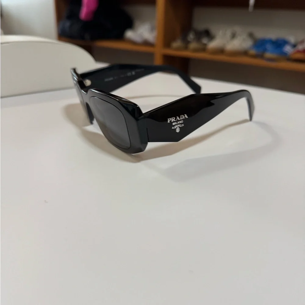 Prada Black Geometric Sunglasses - Picture 2 of 4